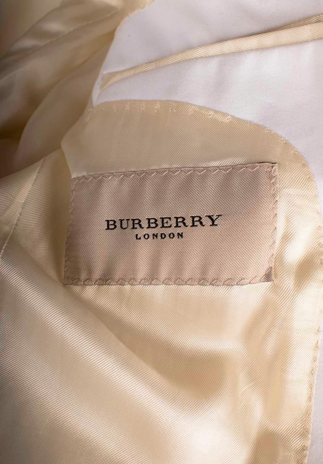 Burberry Men Jacket Casual Blazer Safari Style Size Large en vente 1