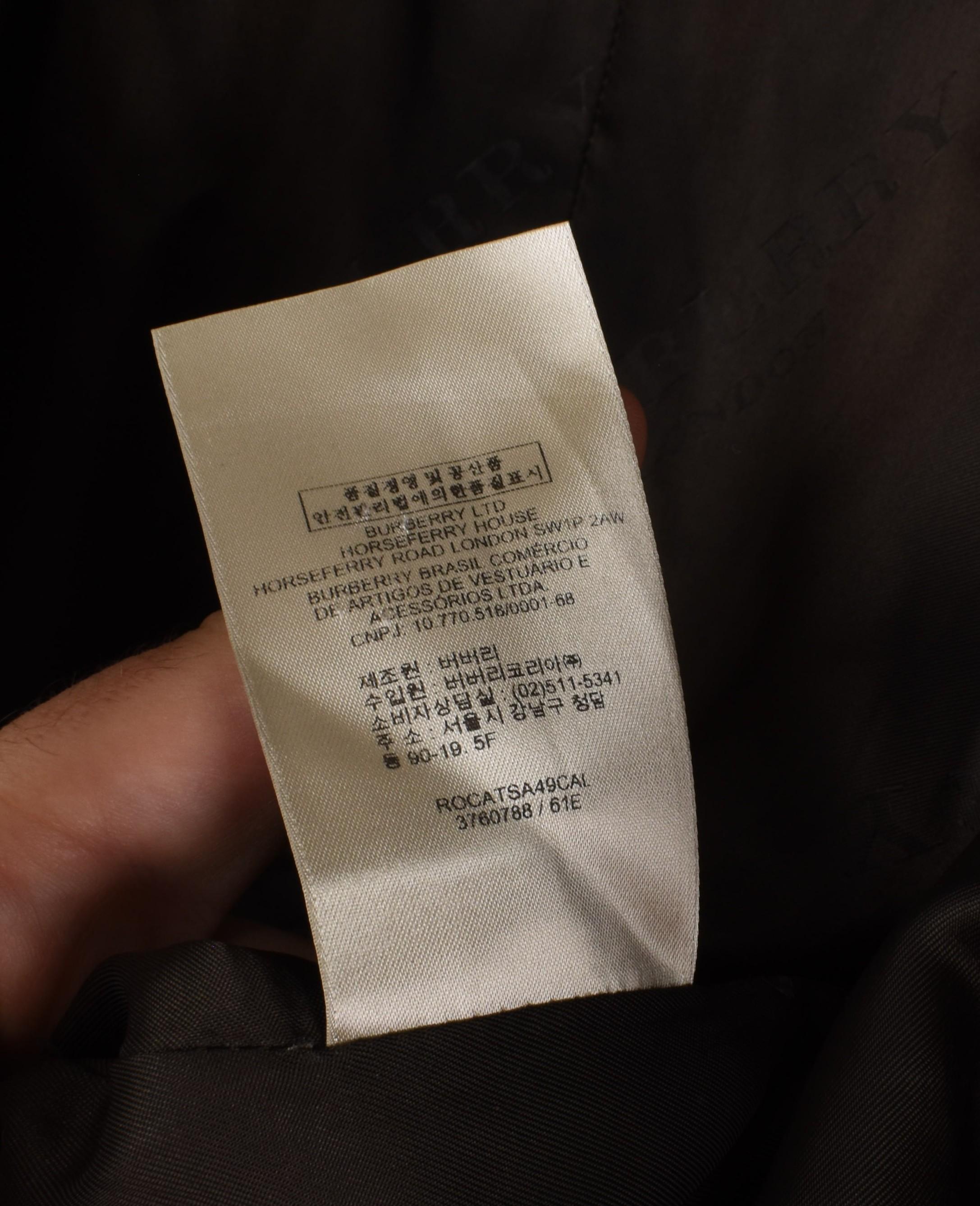 Burberry Hommes Manteau lourd Manteau ceinturé Taille IT50-L, S1603 Bon état - En vente à Kaunas, LT