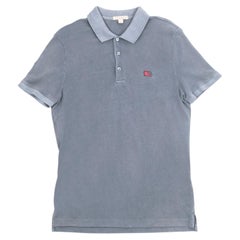 Burberry Men polo metal logo slim polo shirt Size M