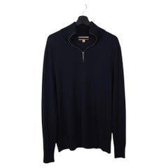 Burberry Men Sweater 1/4 zip Cashmere Blend Size XL/L, S1758