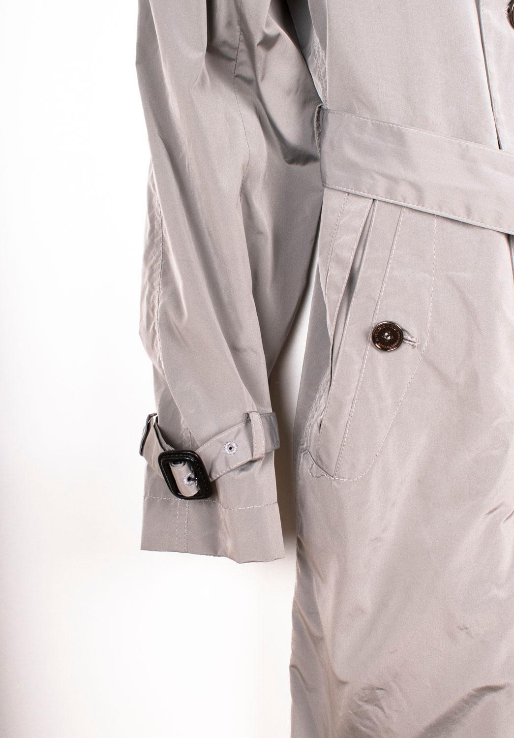 Burberry Men Trench Coat Prorsum Line Overcoat Size IT50/L In Excellent Condition For Sale In Kaunas, LT