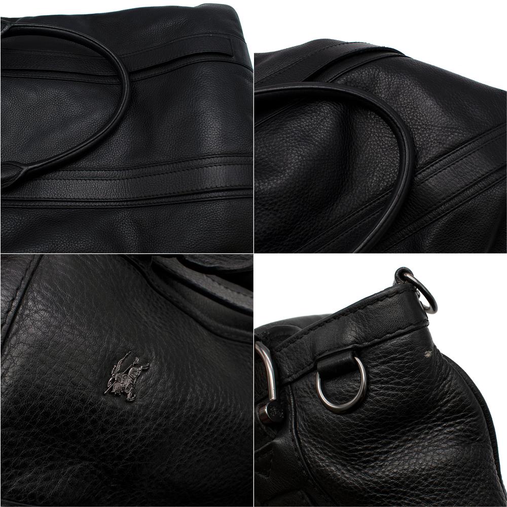 Burberry Mens Black Leather Tote Bag In Excellent Condition In London, GB