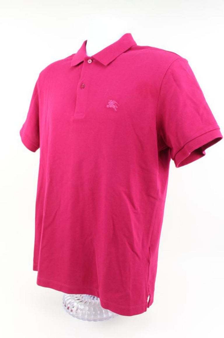 Burberry Mens Large Fuchsia Hot Pink Polo Shirt 119b4 at 1stDibs |  ththagar129sam, burberry polo shirt pink, burberry pink polo shirt