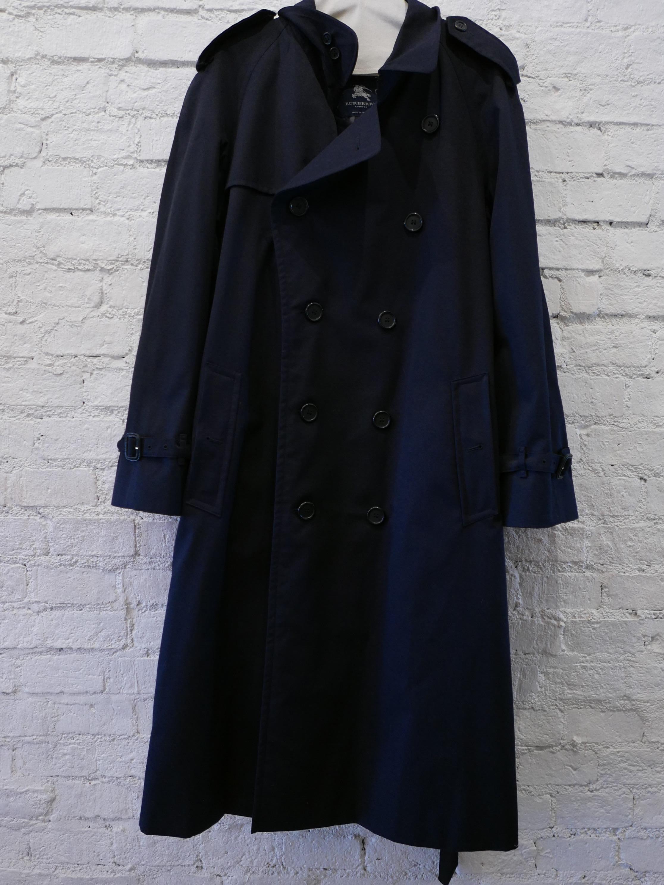 Burberry Men's Navy Trench Coat (New without Tag) 4