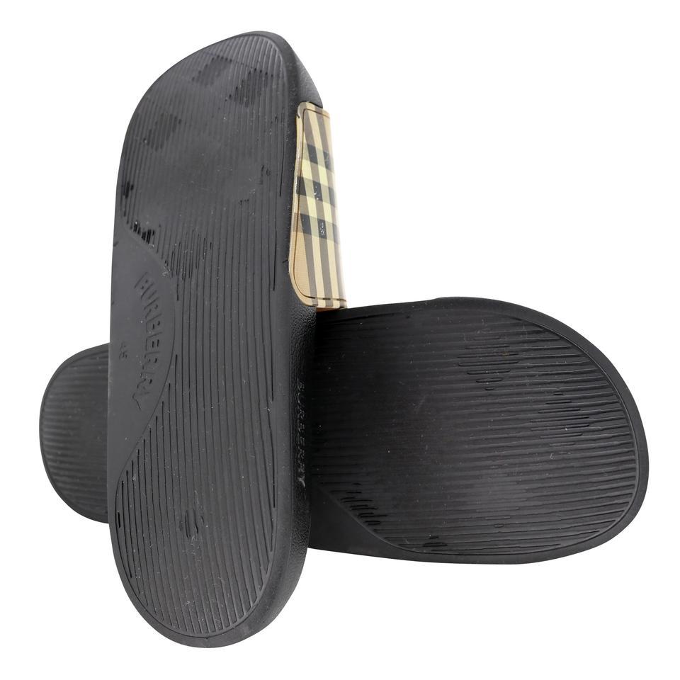 Burberry Mens Nova check sz 45 Monogram Pool Slides Sandals BB-S0529P-0007 For Sale 3