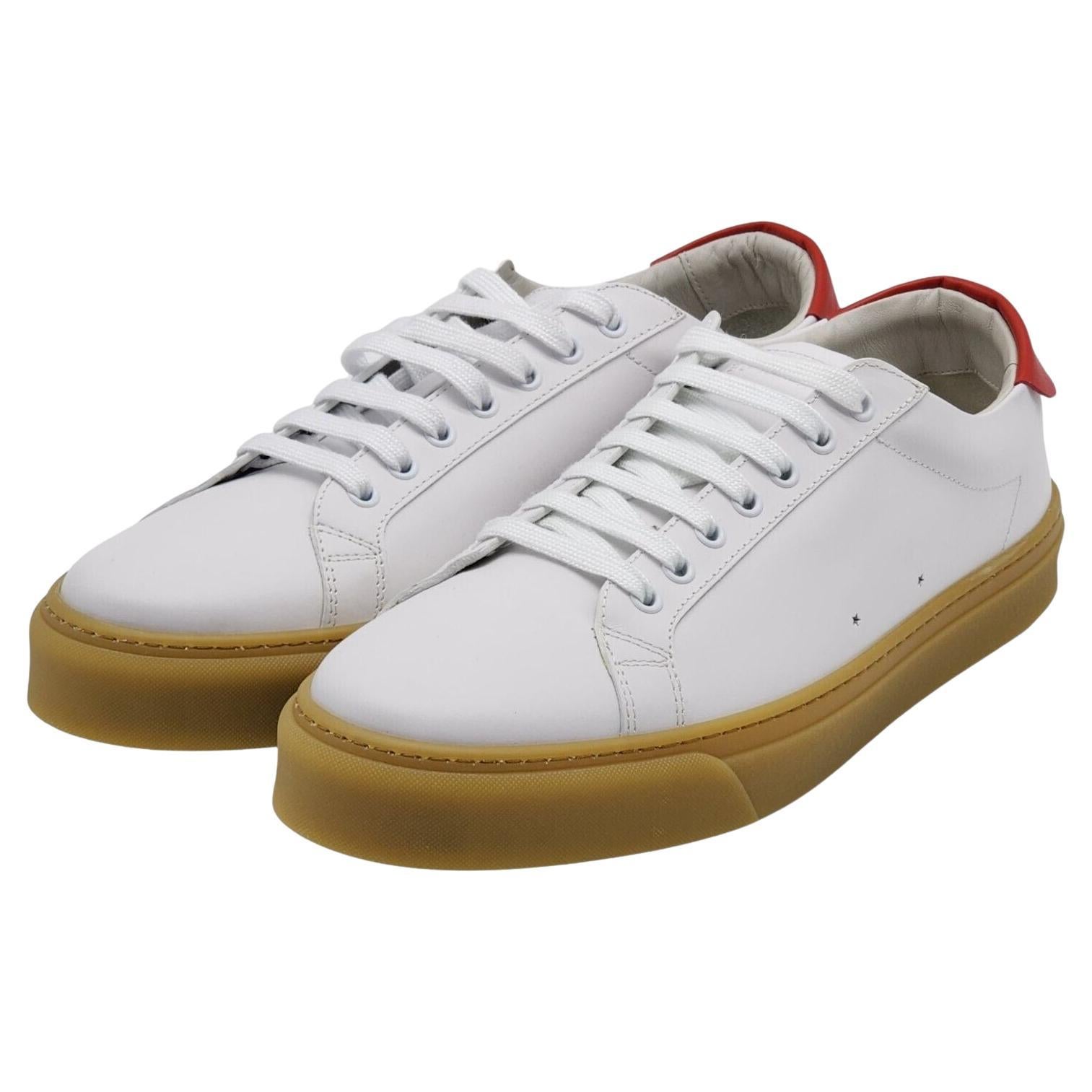 Burberry Men's Rangleton Low Top Sneakers in White For Sale