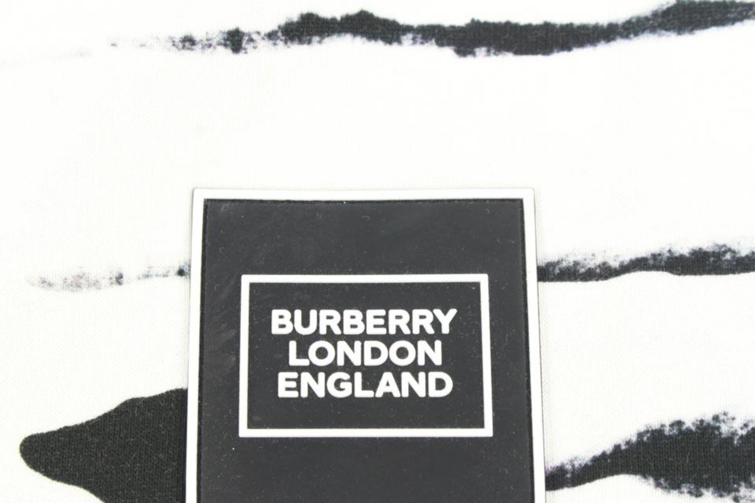 Burberry Men's Small Alberto Zebra Cotton Sweat Shorts 119b64 3