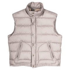 Chaleco «Sand Down» de Burberry para hombre, talla XL, con forro con el icónico estampado a cuadros