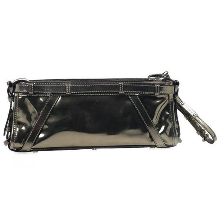 Burberry Metallic Clutch For Sale at 1stDibs