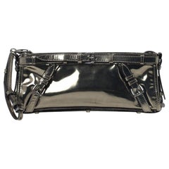 Metallic-Clutch von Burberry