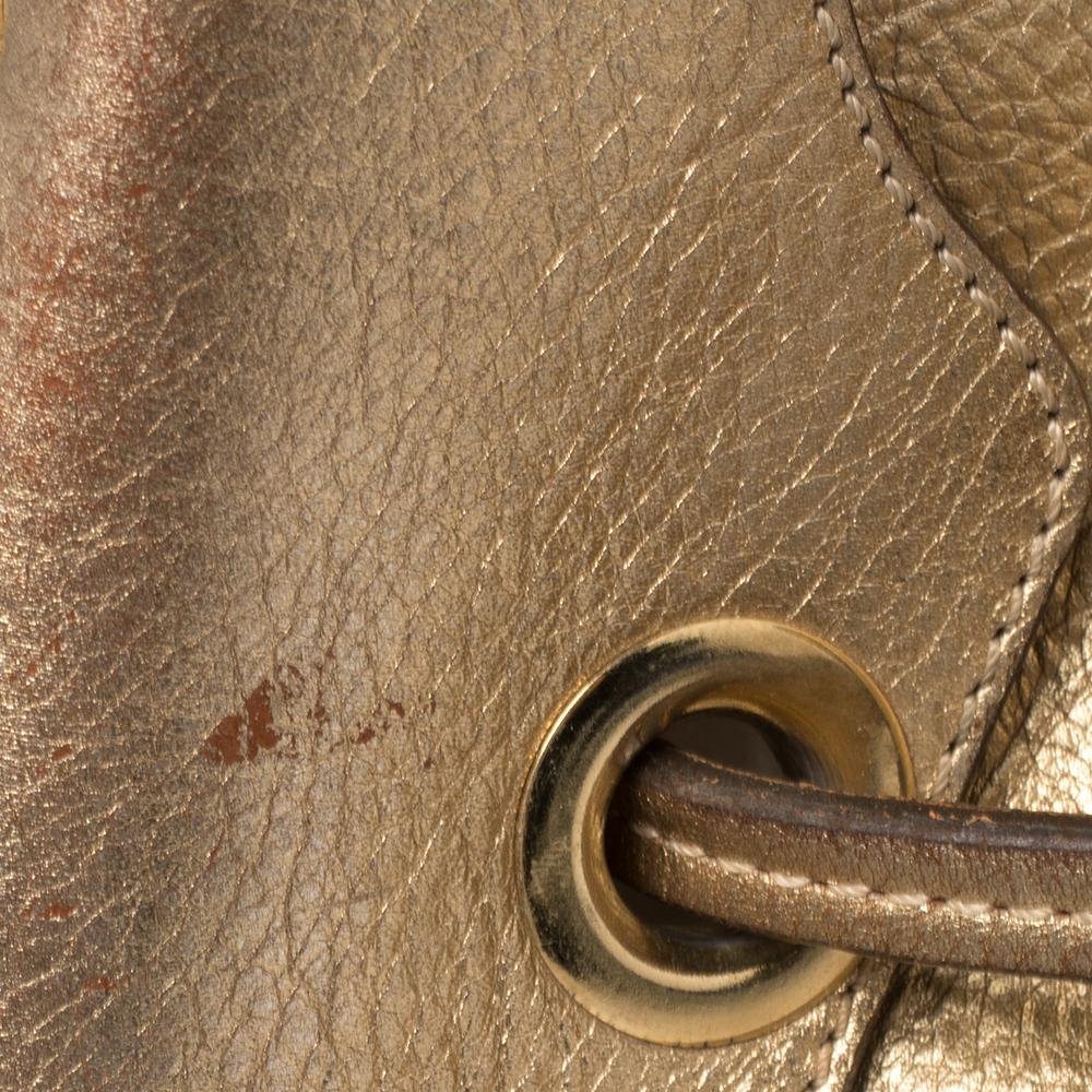 Burberry oro metallizzato/beige, borsa Nova Check intrecciata in PVC e pelle, Hobo Warrior 10