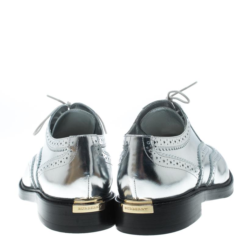 burberry sneakers silver