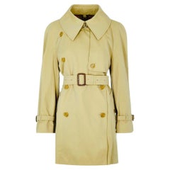 Burberry Mid Length Cotton Trench Coat