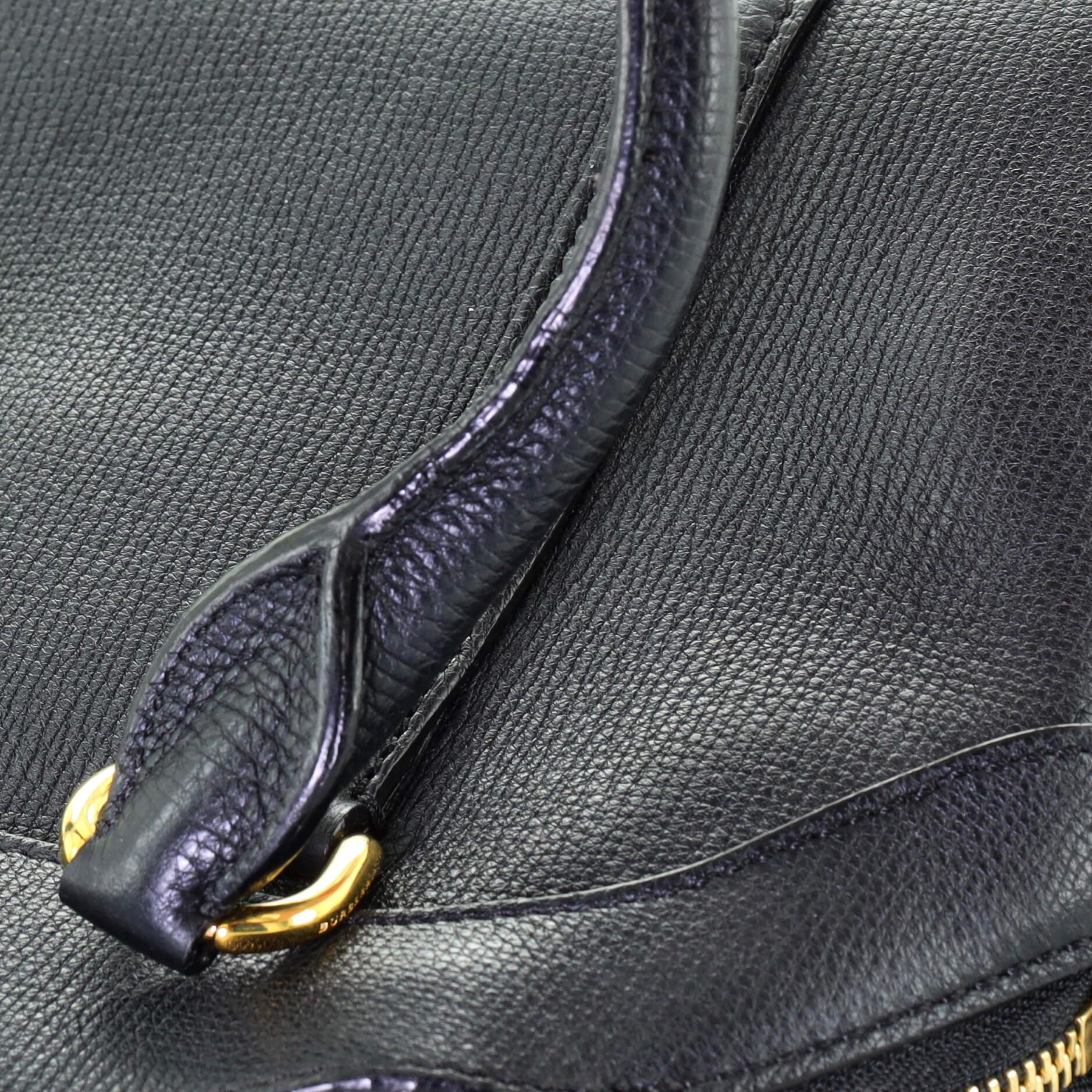 Burberry  Milverton Bowling Bag Leather Small 2