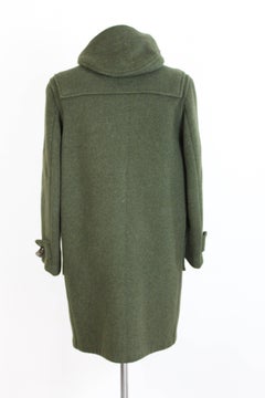Burberry Montgomery Dark Green Wool English Coat, 1980