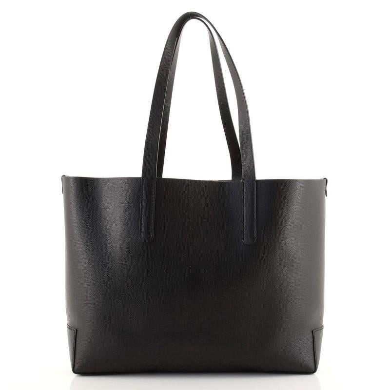 Burberry embossed leather tote outlet