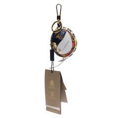 Burberry Multicolor Fabric and Leather Bird Charm