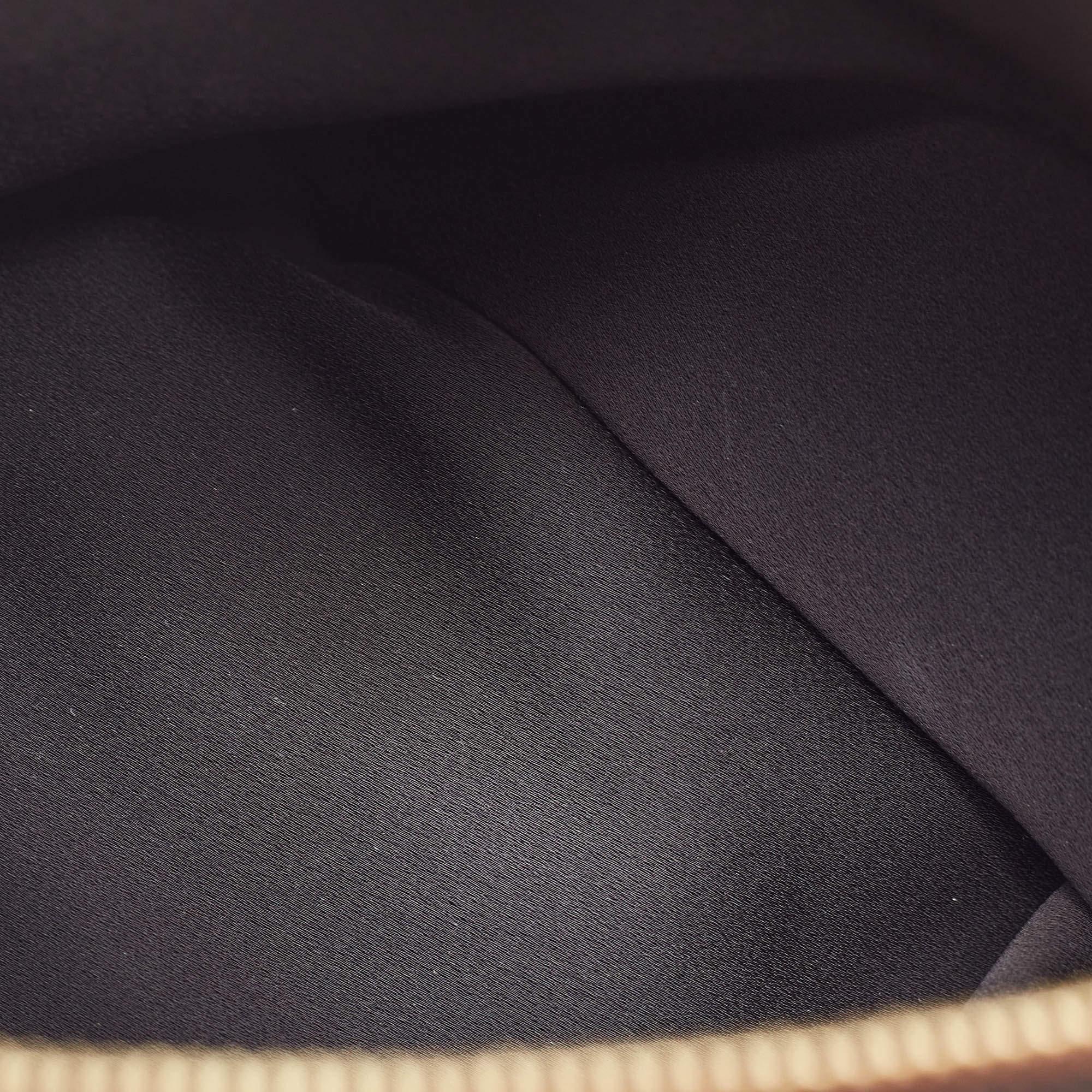 Burberry Multicolor Leather and Velvet Olympia Scarf Oversized Clutch 2