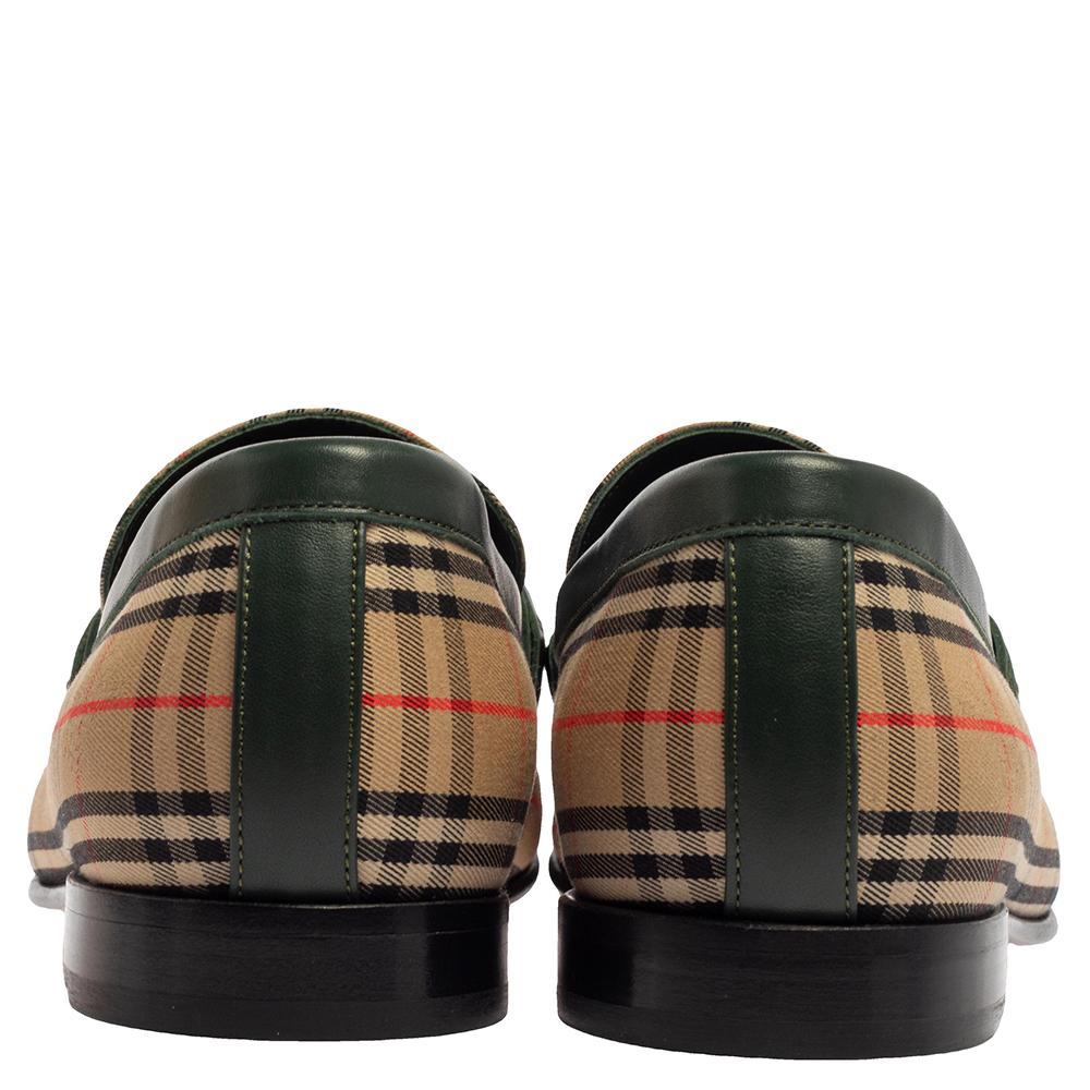 Burberry moorley check loafers hotsell