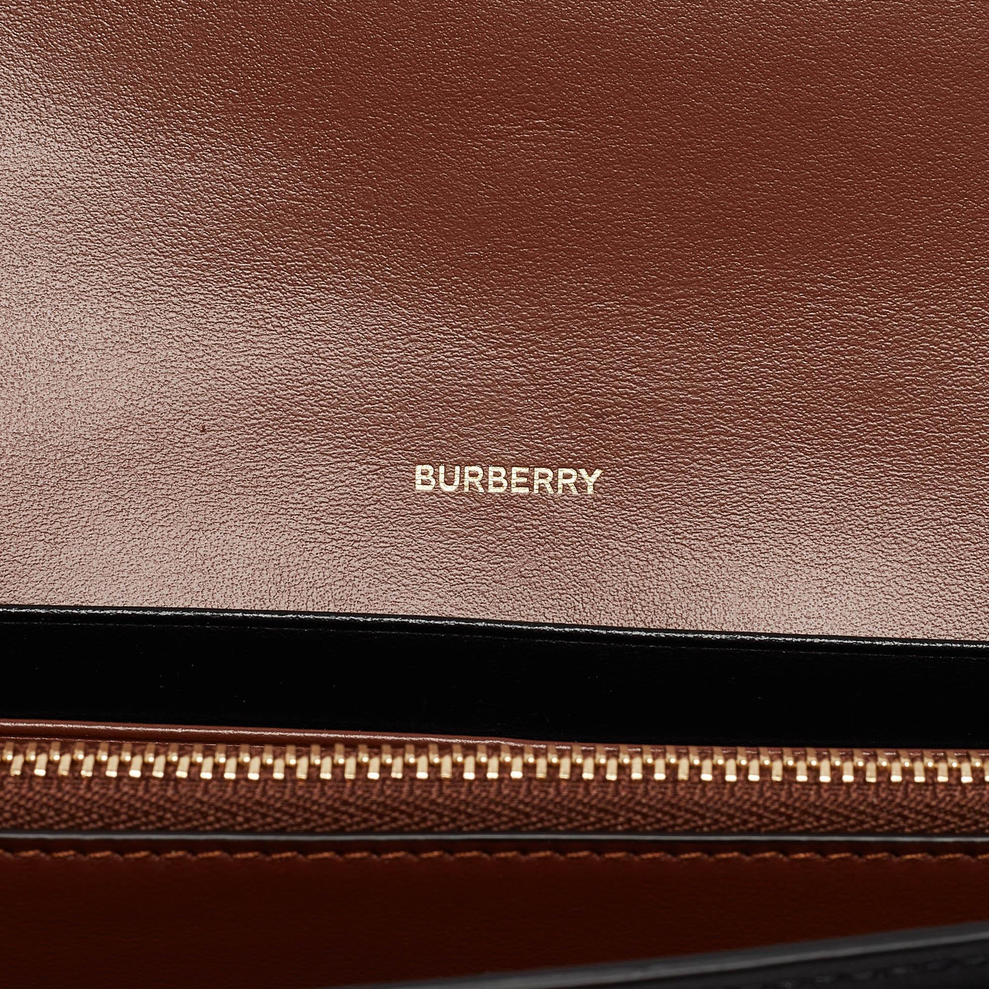 Burberry Multicolor TB Print Coated Canvas and Leather Continental Wallet 3