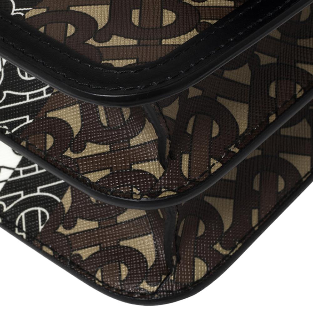 Burberry Multicolor TB-Print Coated Canvas and Leather Crossbody Bag 2