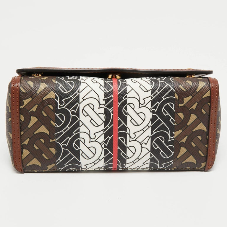 Burberry Multicolor TBPrint Coated Canvas and Leather Hackberry