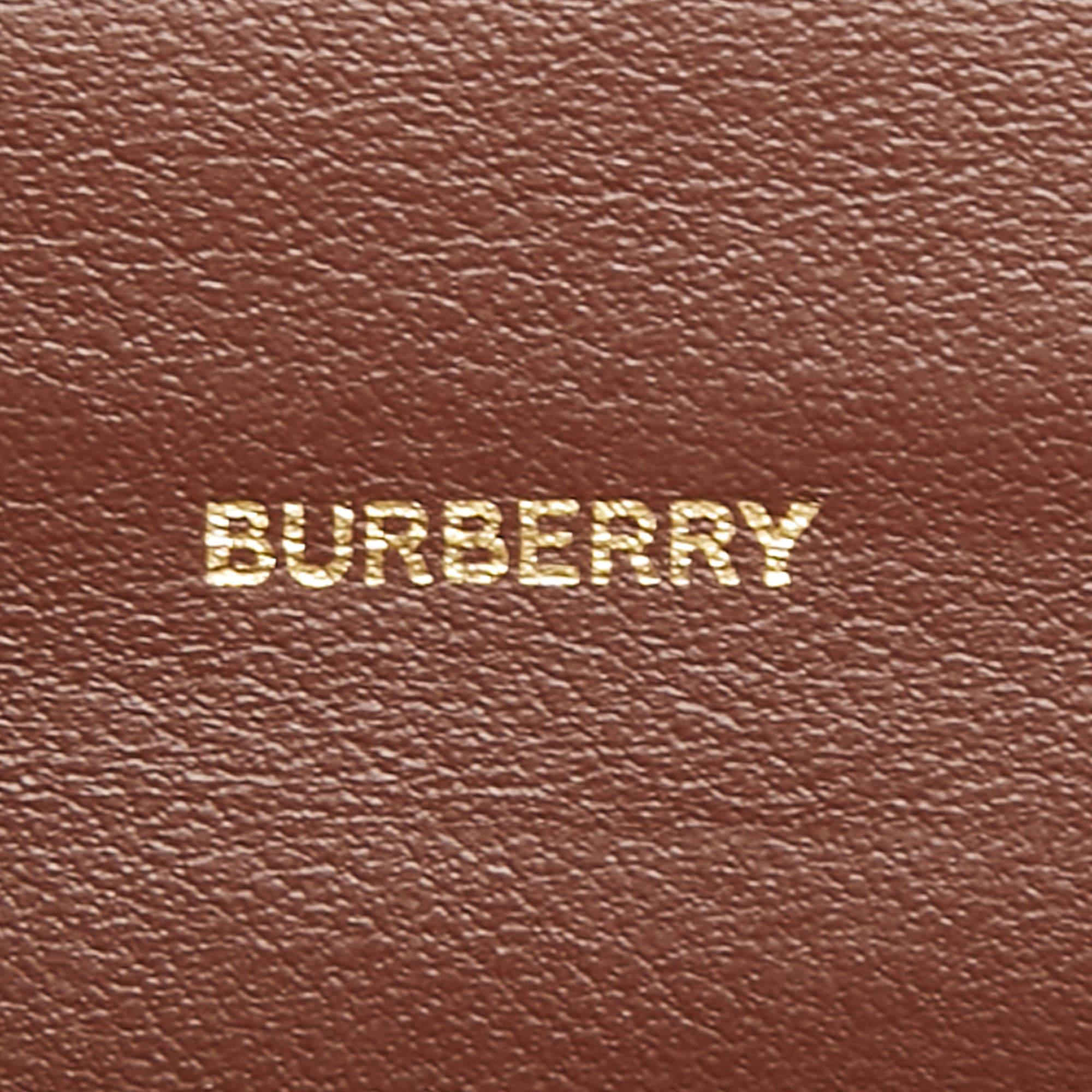 Burberry Multicolor TB-Print Coated Canvas and Leather Hackberry Crossbody Bag 2