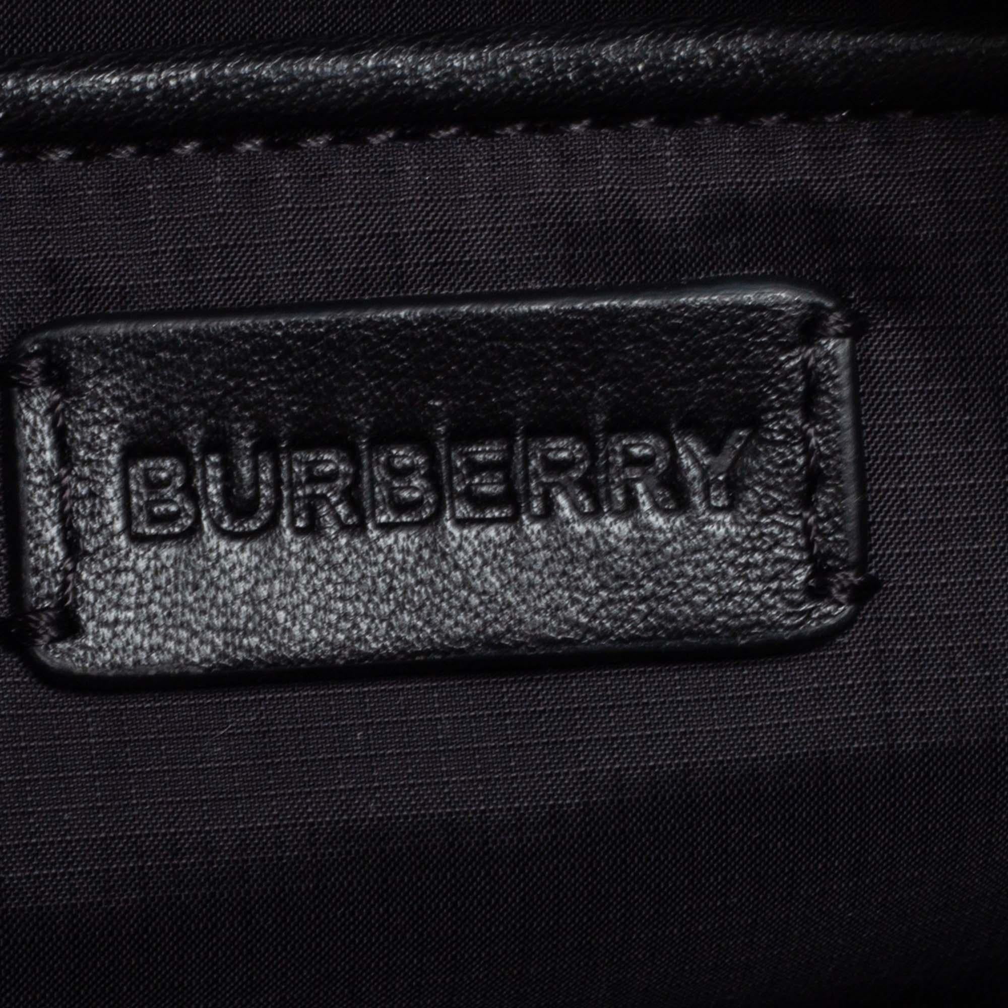 Burberry Multicolor TB-Print Nylon and Leather Camera Bag 3