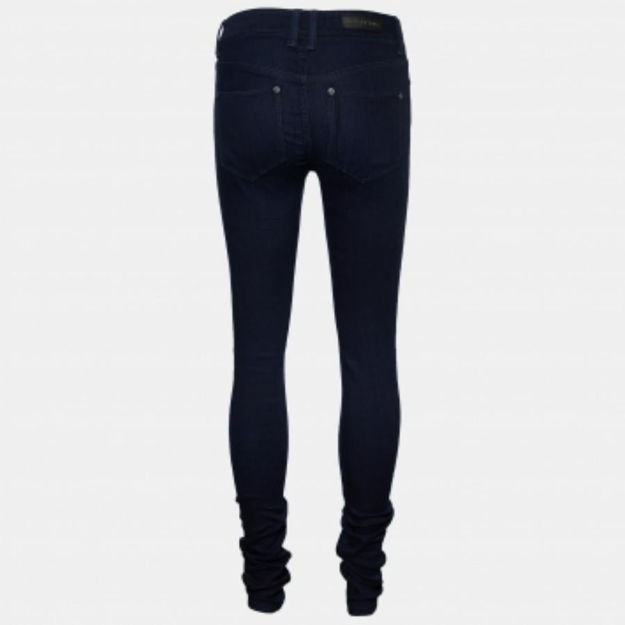 Burberry Jean skinny Thurlestone bleu marine taille 28 po Bon état - En vente à Dubai, Al Qouz 2