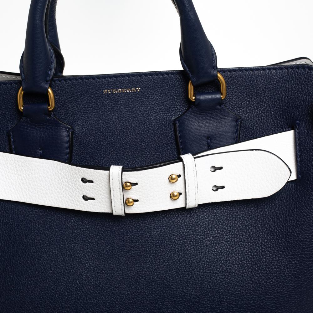 navy blue burberry bag