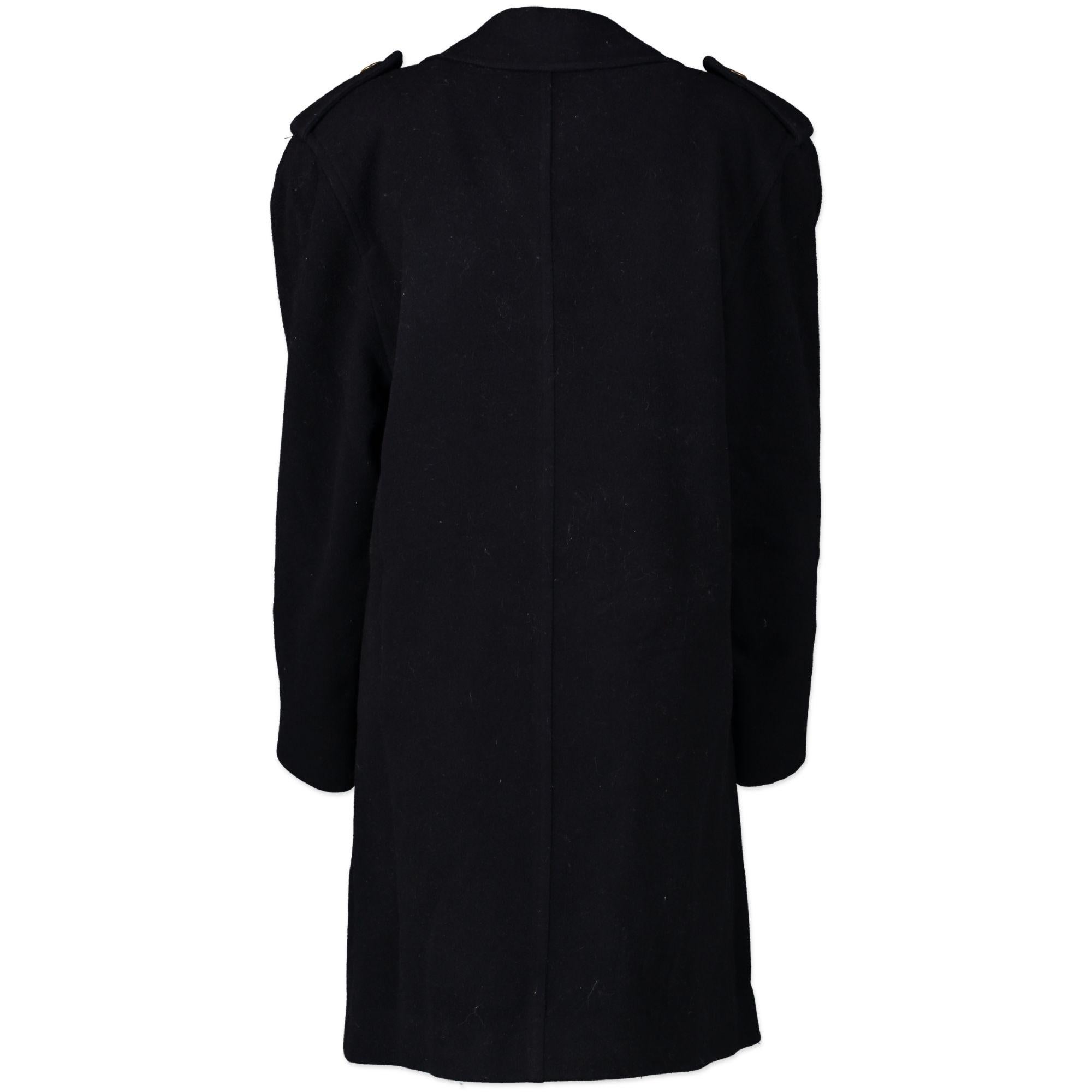 burberry navy wool coat