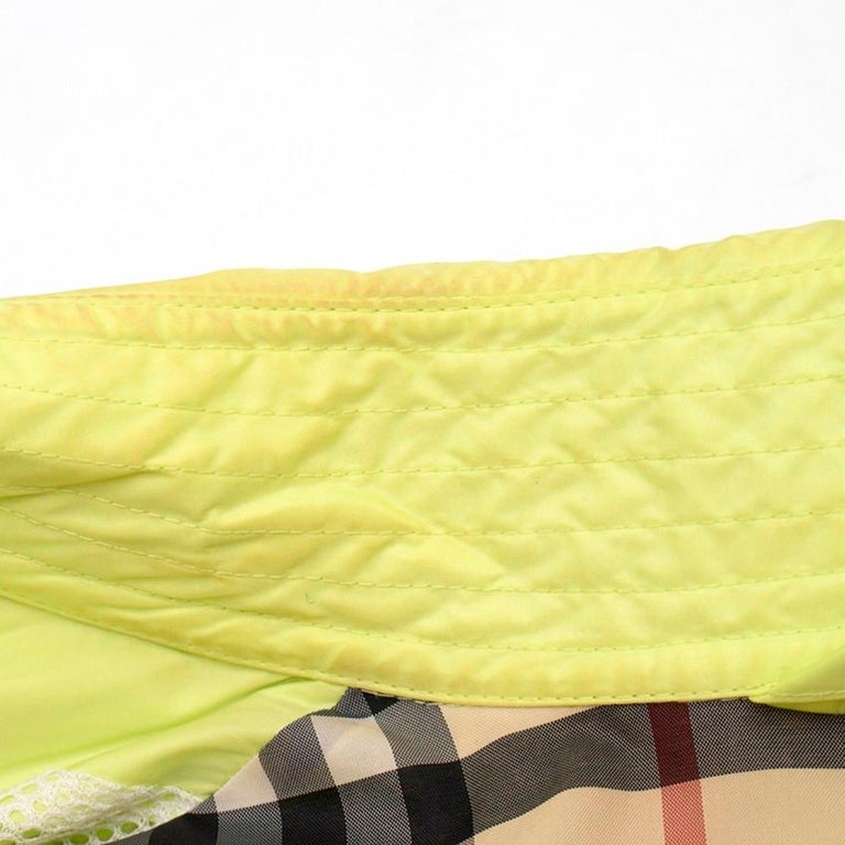 Burberry Neon Green Trench Coat US 02 at 1stDibs lime green trench coat