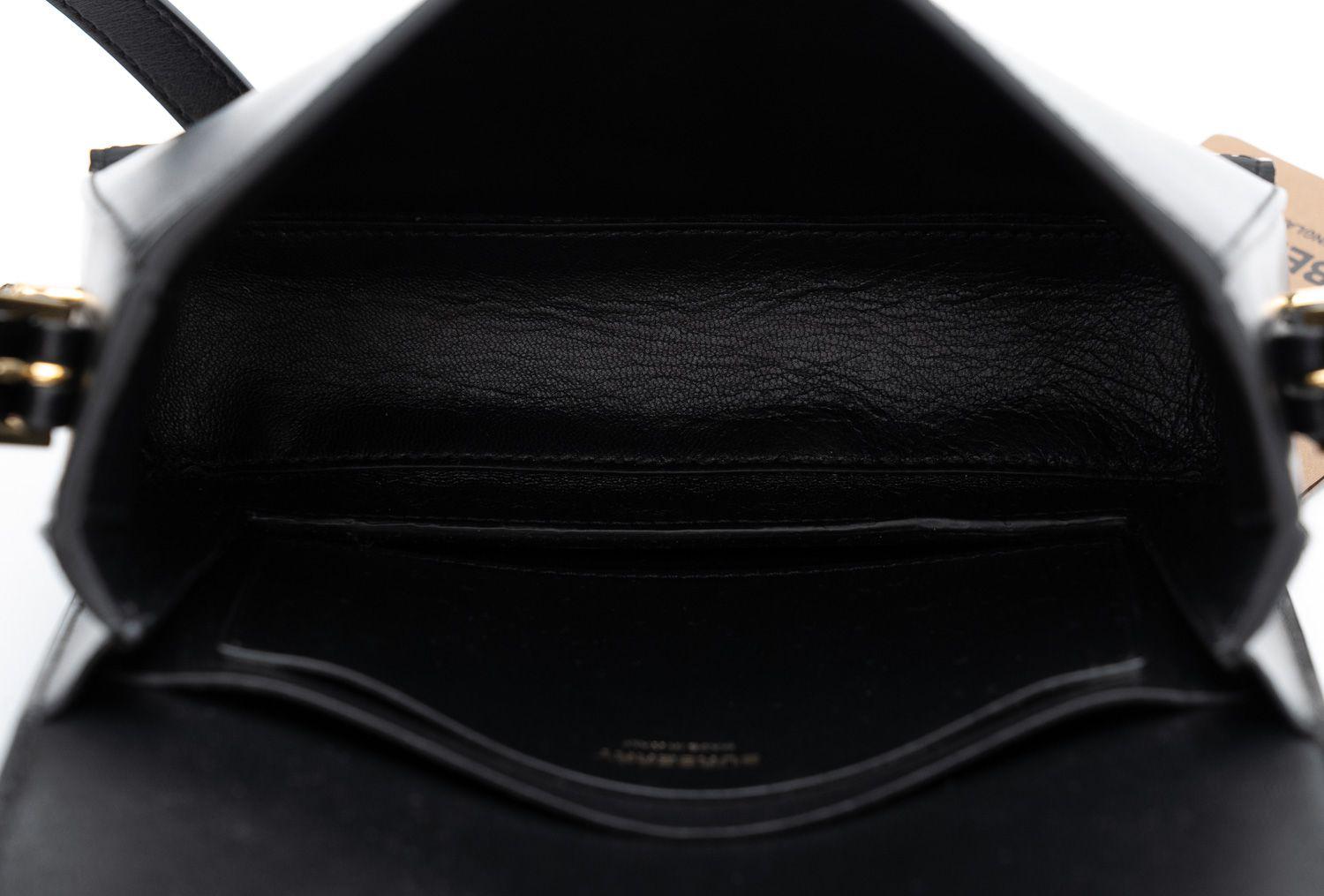 Burberry New Calfskin Black Cheetah Bag In New Condition For Sale In West Hollywood, CA