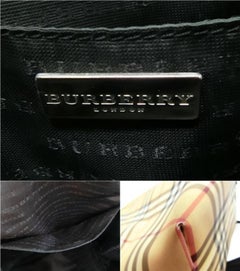Burberry Nova Check 230970 Beige Coated Canvas Backpack