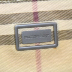 Burberry Nova Check 869055 Beige Coated Canvas Tote