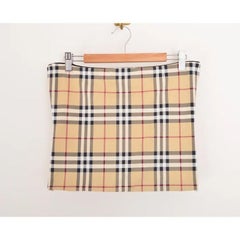 2000's Burberry Nova Check Boob Tube - Plaid Crop Top
