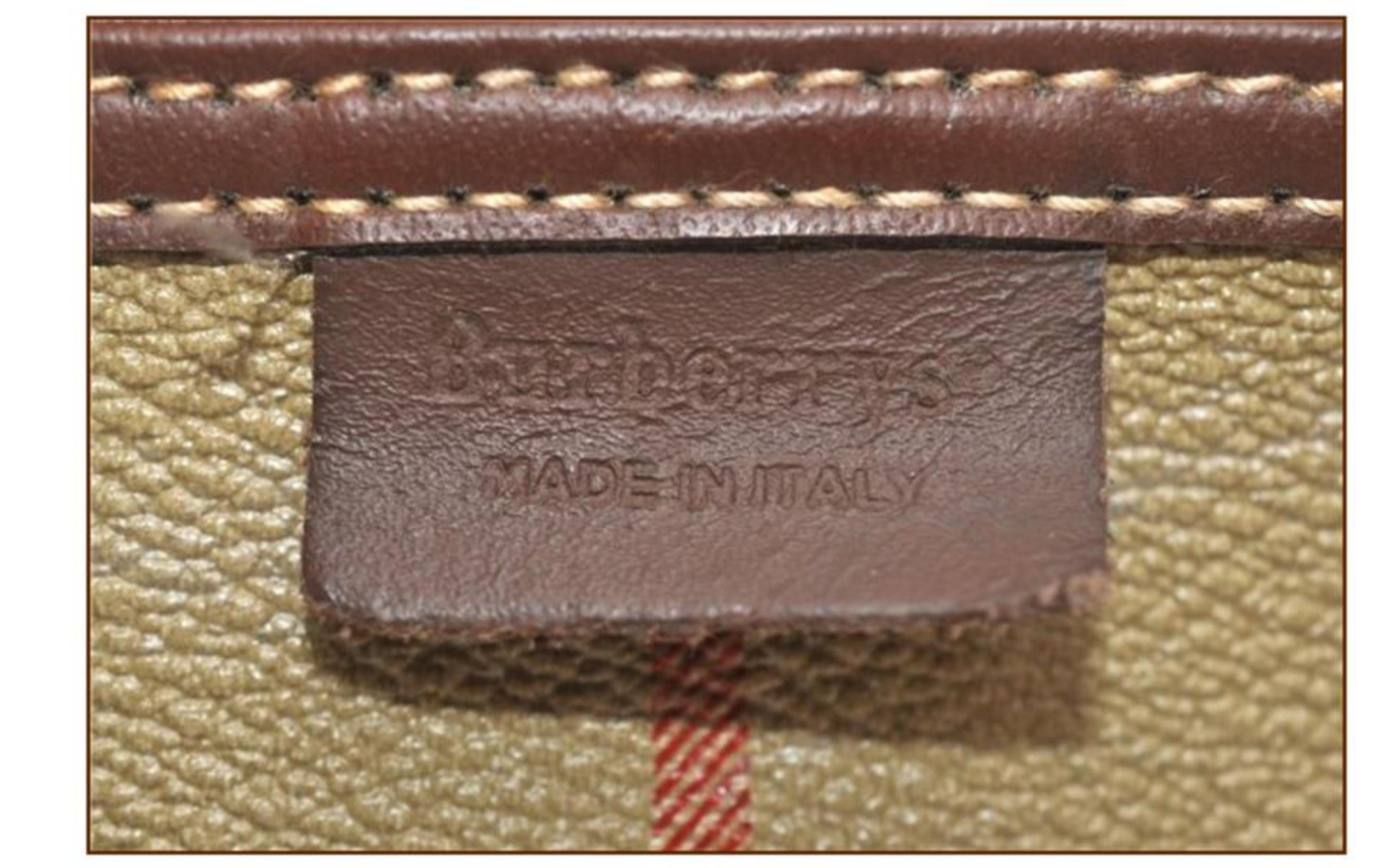 burberry nova check boston bag