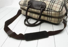 Burberry  Nova Check Boston Duffle with Strap 860789