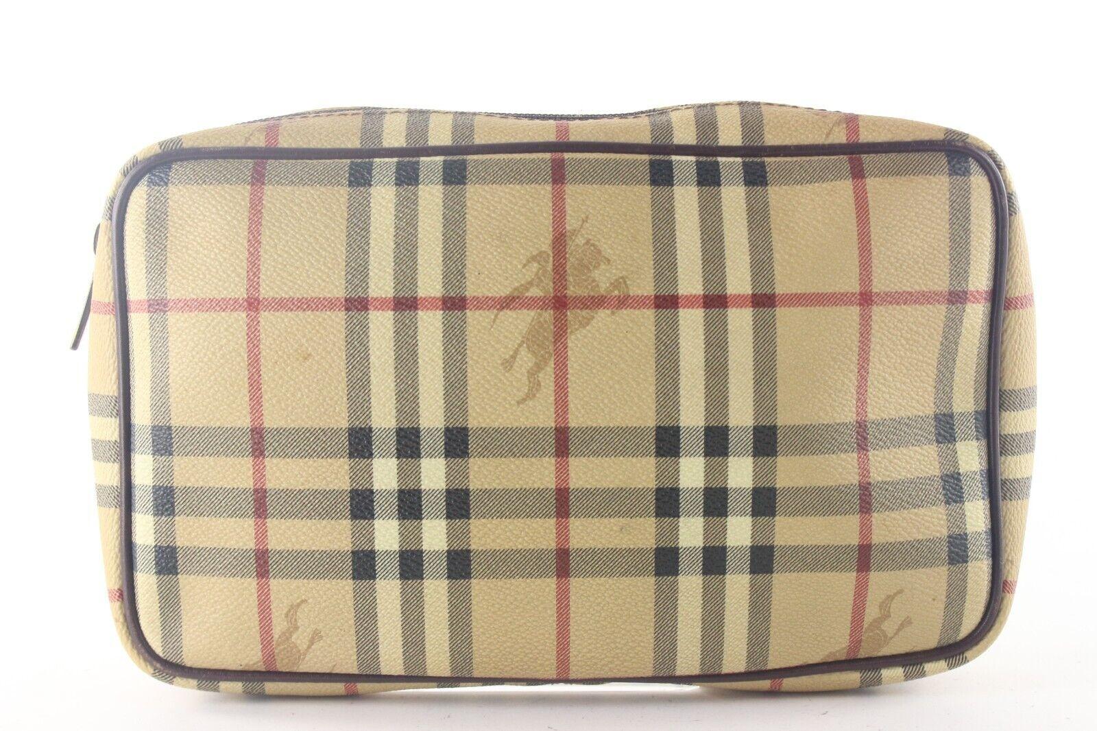 Burberry Nova Check Cosmetic Pouch Toiletry 1BUR720K 6