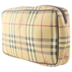 Burberry Nova Check Cosmetic Pouch Toiletry 1BUR720K