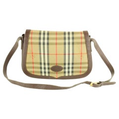 Burberrys Beige x Brown Nova Check Garment Bag 826bur74 For Sale at 1stDibs