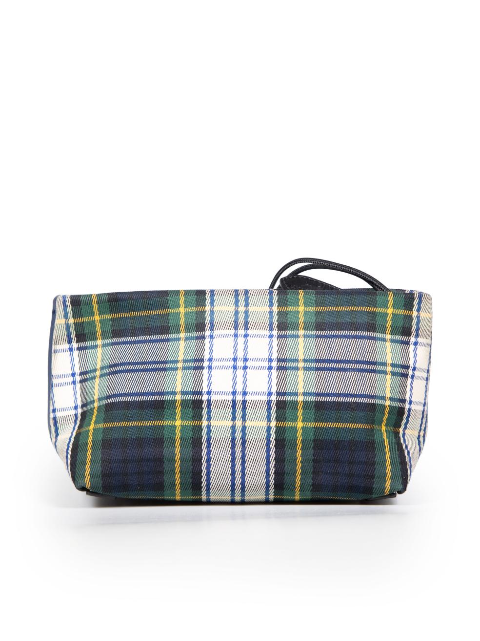 Gray Burberry Nova Check Mini Clutch Bag