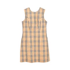 Vintage Burberry Nova Check Mini Shift Dress