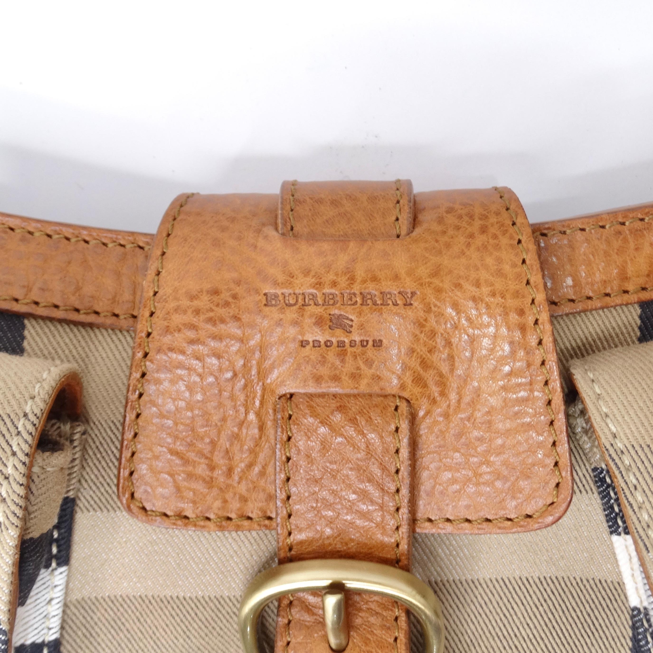Burberry Vintage Nova Check shoulder bag Multiple colors Leather Cloth  ref.445216 - Joli Closet