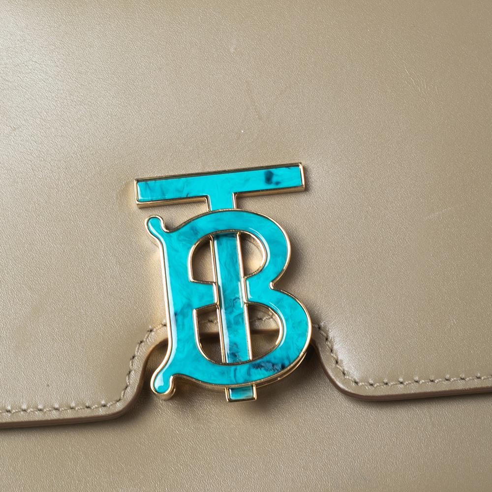 Burberry Nude Leather Small TB Shoulder Bag 4
