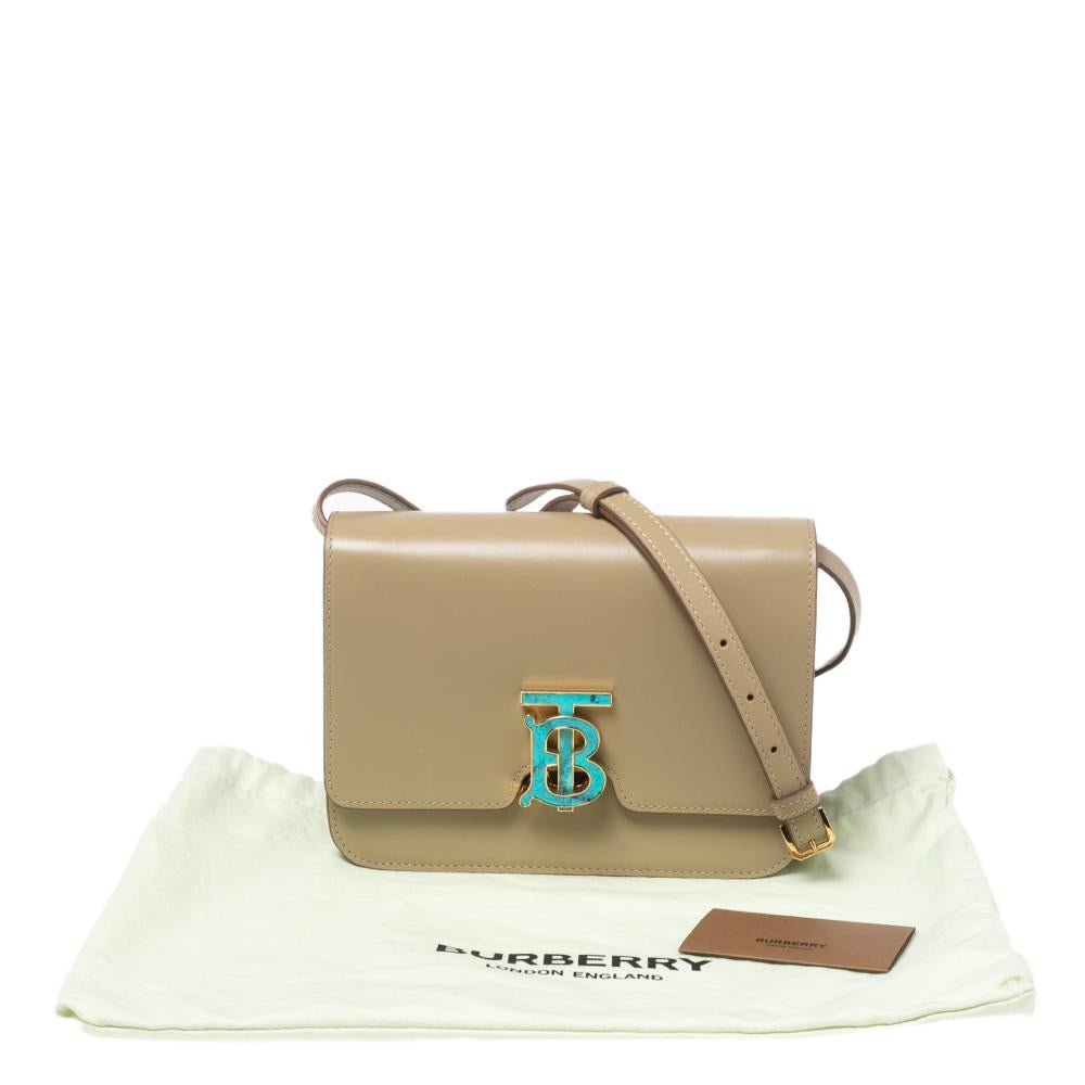 Burberry Nude Leather Small TB Shoulder Bag 5