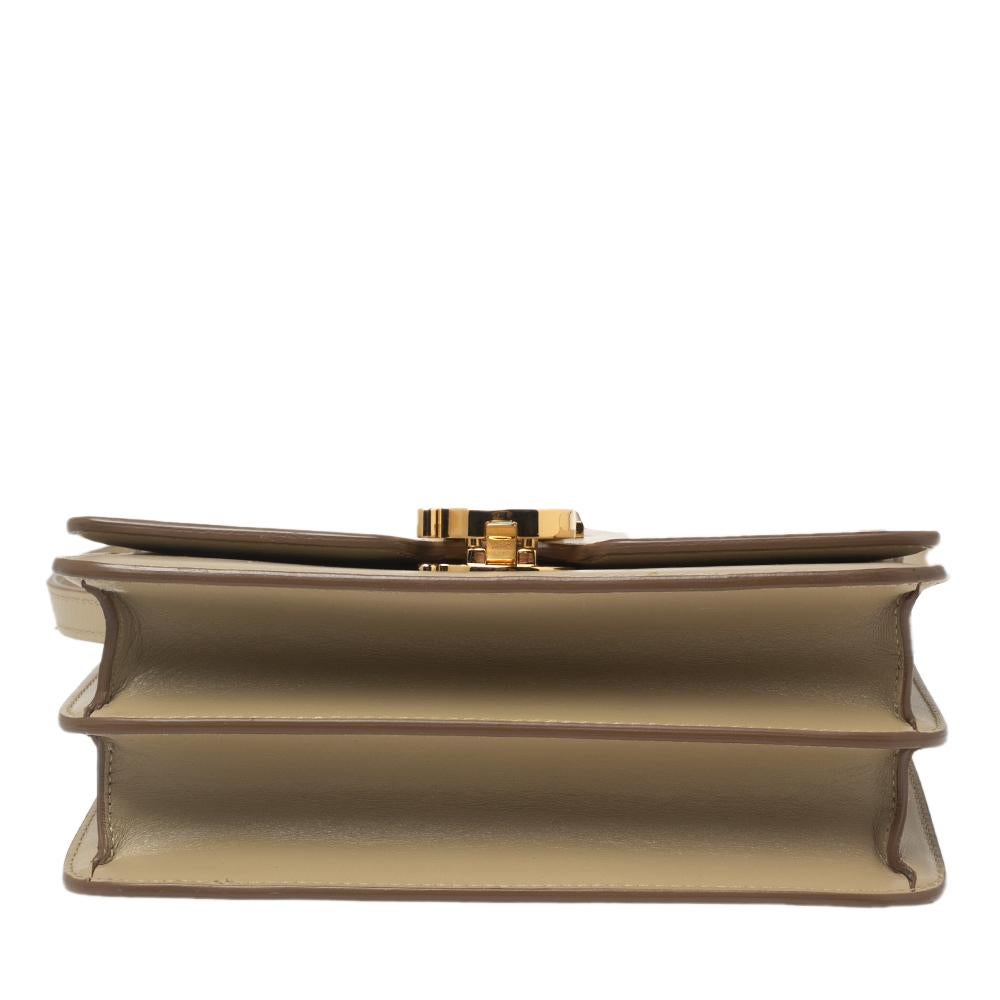 Burberry Nude Leather Small TB Shoulder Bag In Good Condition In Dubai, Al Qouz 2