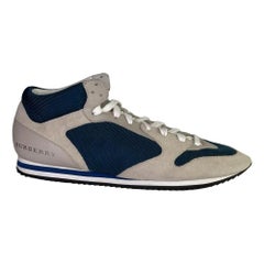 Burberry Nylon Suede Taupe Sneakers Donna (39 EU)