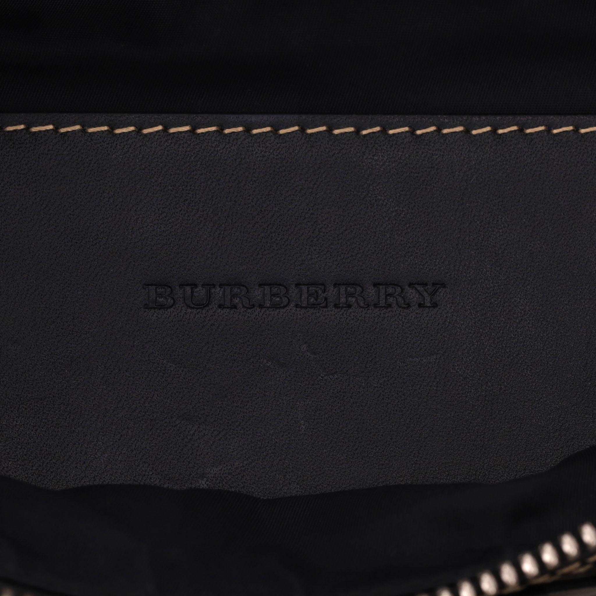Burberry Nylon Vintage Check Belt Bag For Sale 2