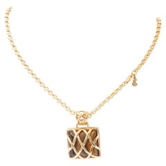 Ciondolo a catena di Burberry London Tiger Eye Stone